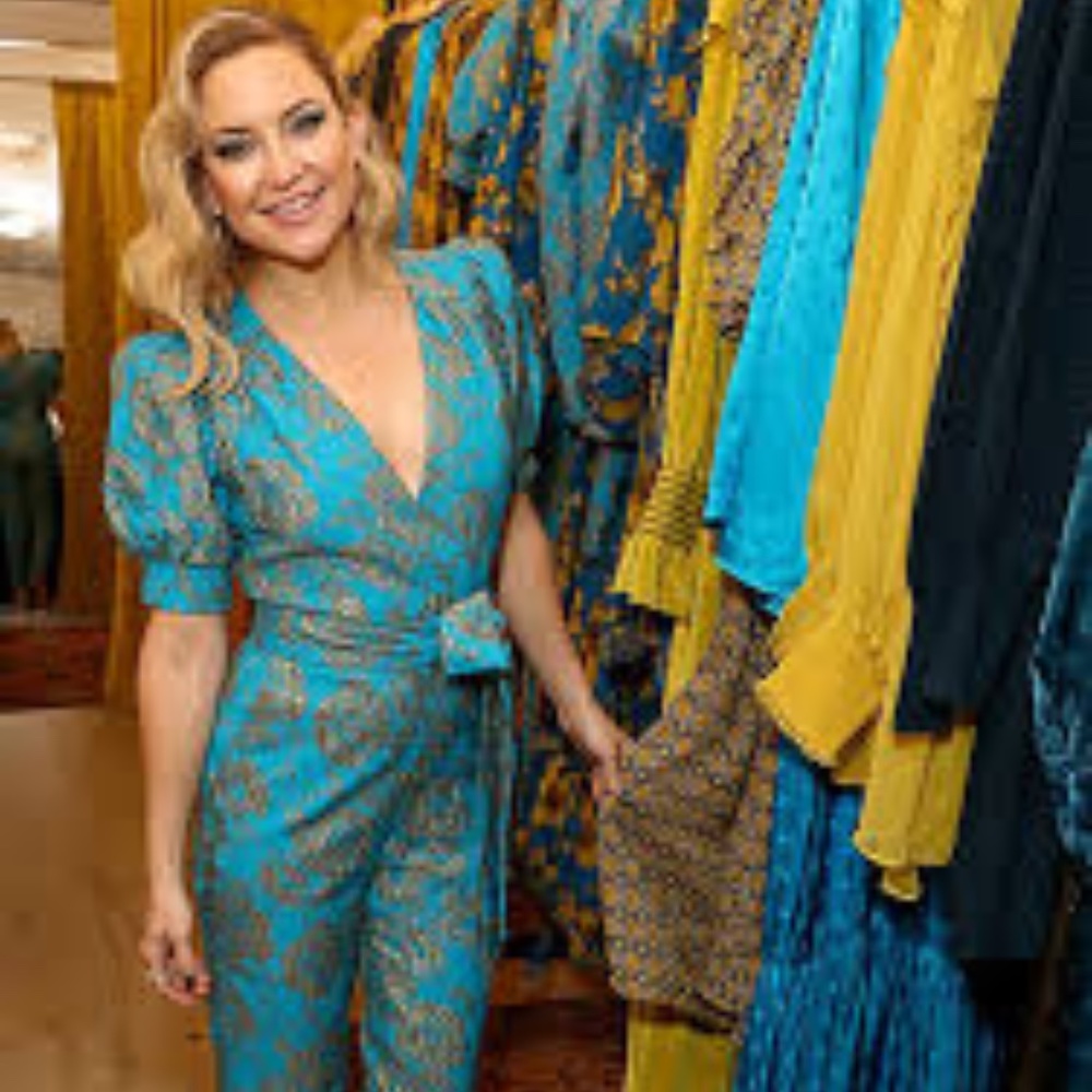 Happy Nature Blue & Gold Jumpsuit